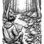 THE FOREST -from a coloring book for and about the outdoors- Produced by Penn Marie (53)