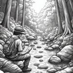 THE FOREST -from a coloring book for and about the outdoors- Produced by Penn Marie (56)